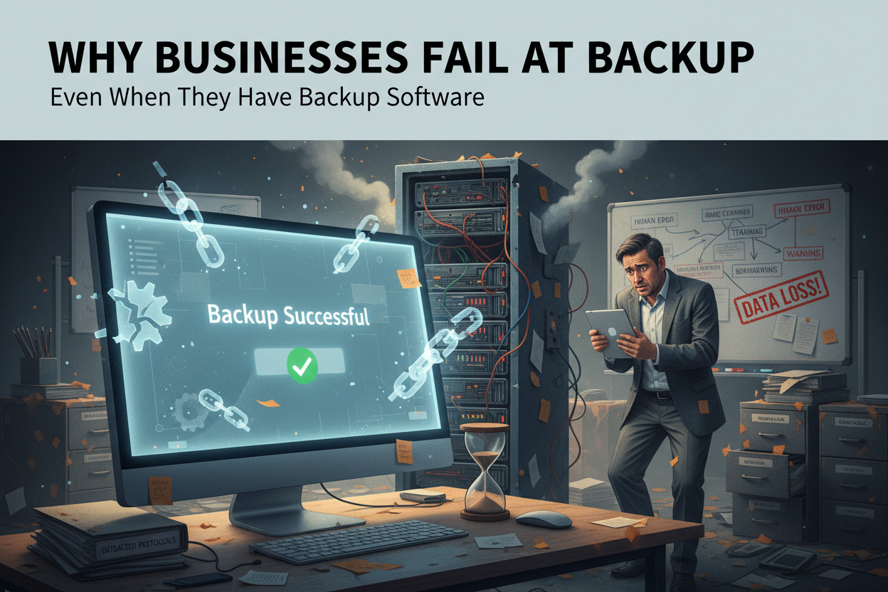 Why Businesses Fail at Backup Even When They Have Backup Software